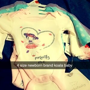 Koala Baby Newborn Bodysuit Set
